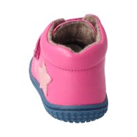 CHAMELIION Halbschuh pink nappa woolfleece velcro Weite/M 25