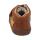 CHAMELIION Halbschuh chestnut nappa woolfleece Klettverschluss Weite/M 24