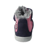FLYING-RABBIT Halbschuh navy rose TEX wool Klettverschluss Weite/M