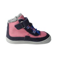 FLYING-RABBIT Halbschuh navy rose TEX wool Klettverschluss Weite/M