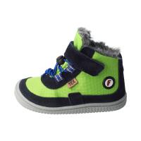 FLYING-RABBIT Halbschuh navy leaf TEX wool Klettverschluss Weite/M