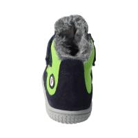 FLYING-RABBIT Halbschuh navy leaf TEX wool Klettverschluss Weite/M