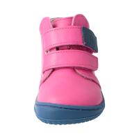 CHAMELIION Halbschuh pink nappa fleece Klettverschluss Weite/W 24