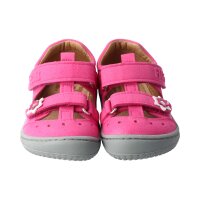 KAIIMAN Sandale pink textil leather Klettverschluss Weite/M