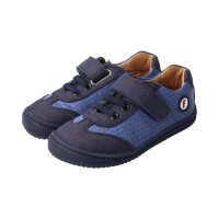 SALIIMA Halbschuh navy textil leather Klettverschluss...