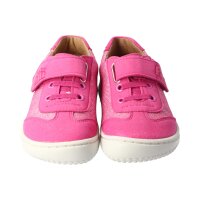 SALIIMA Halbschuh pink textil leather Klettverschluss Weite/M