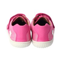 SALIIMA Halbschuh pink textil leather Klettverschluss Weite/M