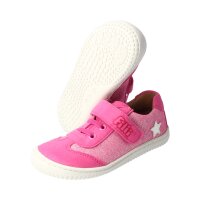 SALIIMA Halbschuh pink textil leather Klettverschluss Weite/M
