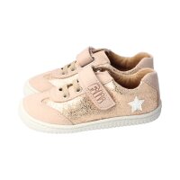 SALIIMA Halbschuh ecru glitter nappa leather Klettverschluss Weite/M