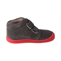 CHAMELIION Halbschuh graphit velours fleecewool Klettverschluss Weite/M