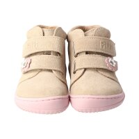 CHAMELIION Halbschuh ecru velours leather Klettverschluss Weite/M