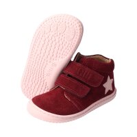 CHAMELIION rasberry Halbschuh velours leather Klettverschluss Weite/M