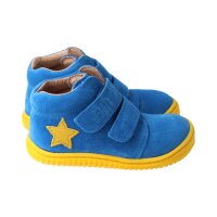 CHAMELIION Halbschuh electric blau velours leather Klettverschluss Weite/M