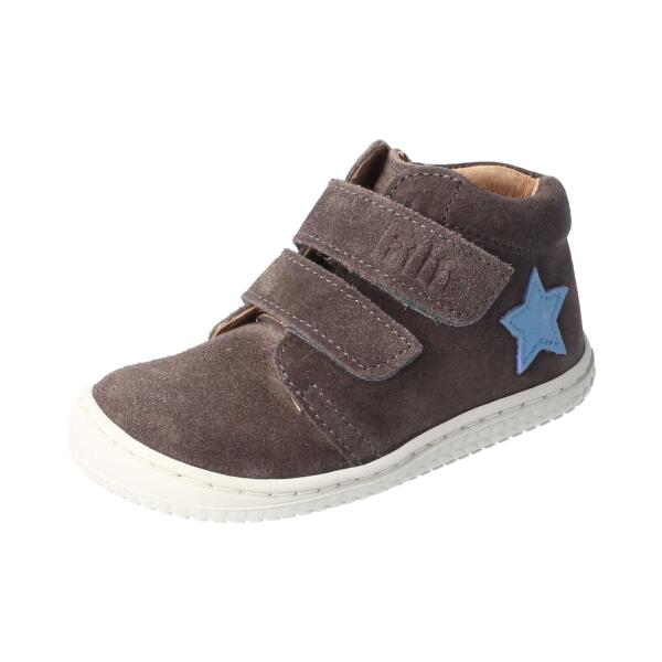 CHAMELIION Klettverschluss Halbschuh graphit velours leather Weite/M