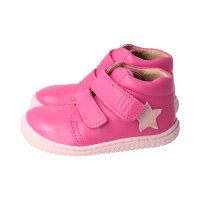 CHAMELIION Halbschuh pink nappa leather Klettverschluss Weite/M