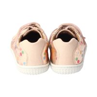 AXOLOTL Halbschuh multi. Dots nappa leather Klettverschluss Weite/M