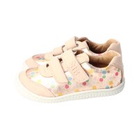 AXOLOTL Halbschuh multi. Dots nappa leather Klettverschluss Weite/M