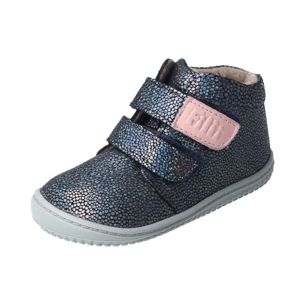 CHAMELIION Halbschuh gl.ocean velours fleecewool Klettverschluss Weite/W