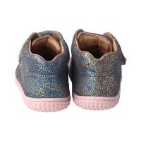 CHAMELIION Halbschuh glittergrey velours leather Klettverschluss Weite/W 21