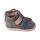 CHAMELIION Halbschuh glittergrey velours leather Klettverschluss Weite/W 23