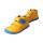 CHAMELIION Halbschuh mustard nappa leather Klettverschluss Weite/W