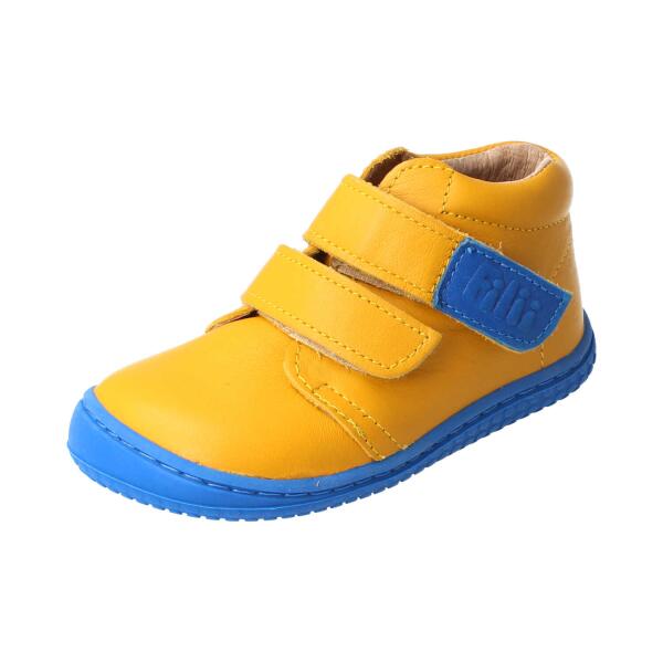 CHAMELIION Halbschuh mustard nappa leather Klettverschluss Weite/W 22