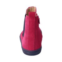 CHELSEA-CITY Stiefel pink velours zipper Weite/W