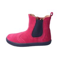 CHELSEA-CITY Stiefel pink velours zipper Weite/W 27