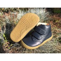 SOFT-FEET Halbschuh navy bio nappa leather Klettverschluss Weite/M 20