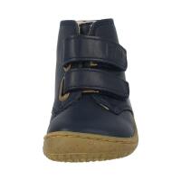 SOFT-FEET Halbschuh navy bio nappa leather wool Klettverschluss Weite/M
