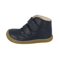 SOFT-FEET Halbschuh navy bio nappa leather wool velcro Weite/M 20
