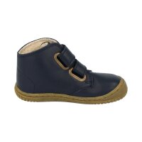 SOFT-FEET Halbschuh navy bio nappa leather wool velcro Weite/M 20